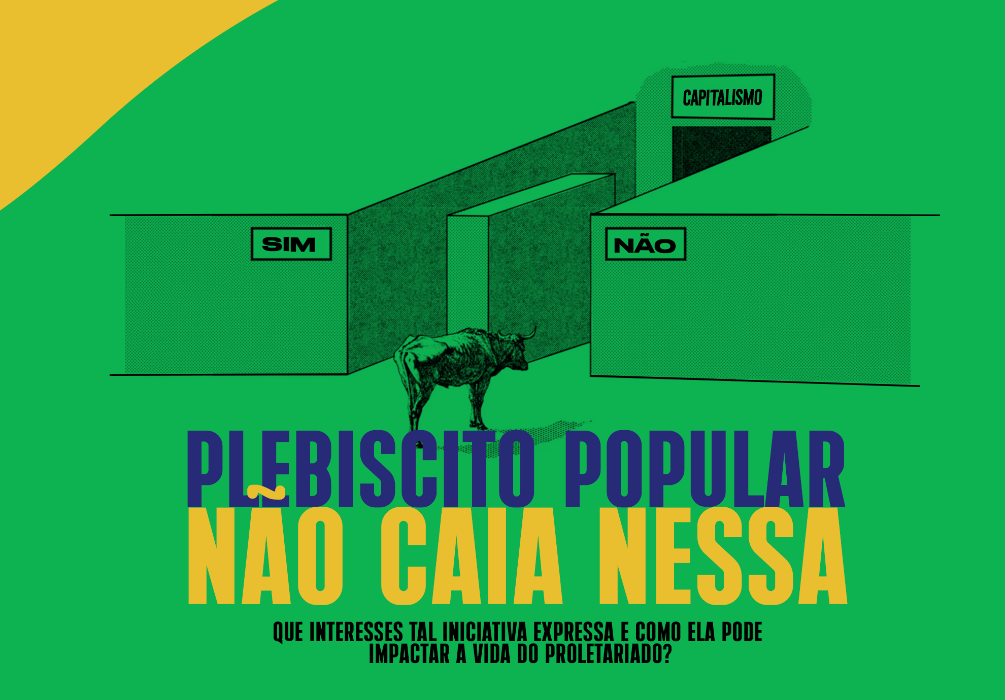 Um plebiscito com a cara da esquerda do capital